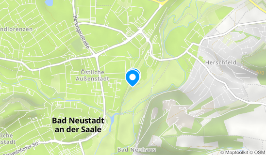 Kartenausschnitt Bad Neustadt (Saale)